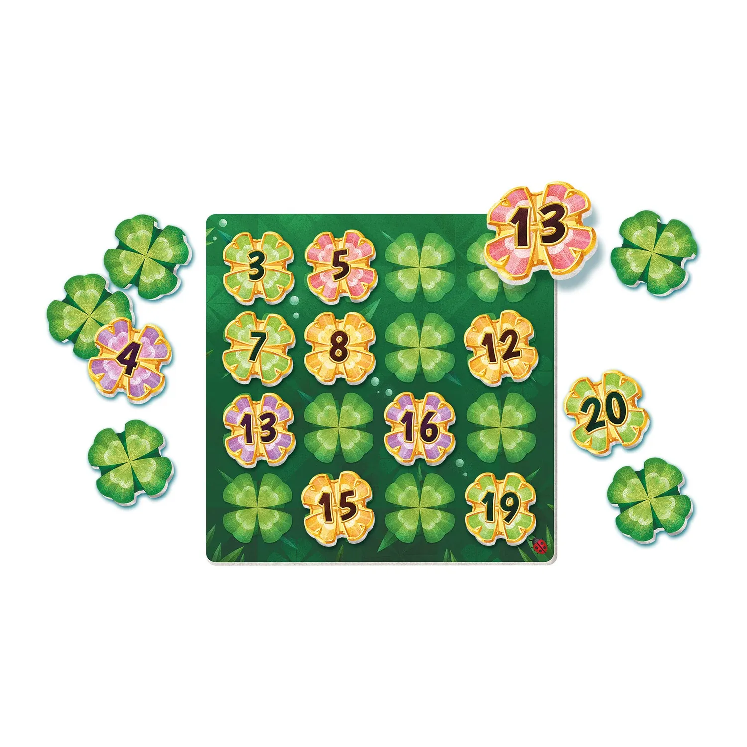 Game Factory Lucky Numbers Legespiel für 1-4 Spieler