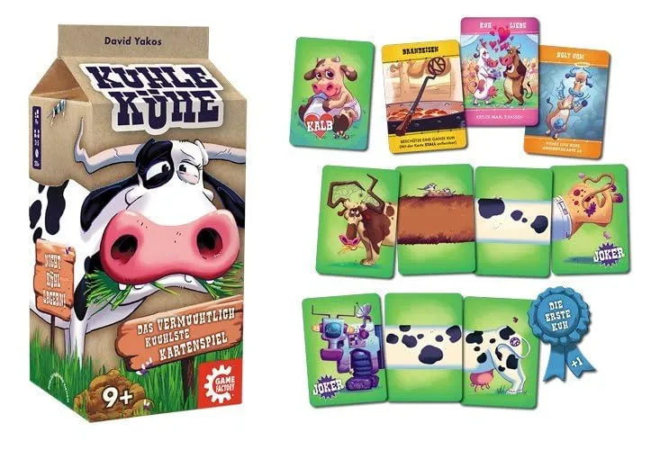 Game Factory Kuhle Kühe Kartenspiel ab 9 Jahren