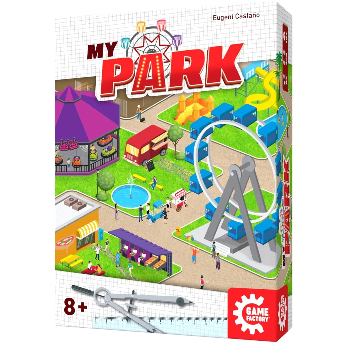Game Factory My Park 646050 Kartenspiel Parkaufbau