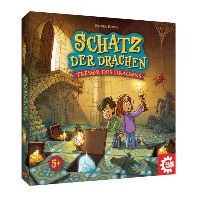 Game Factory Schatz der Drachen Memospiel 2-5 Spieler Risiko