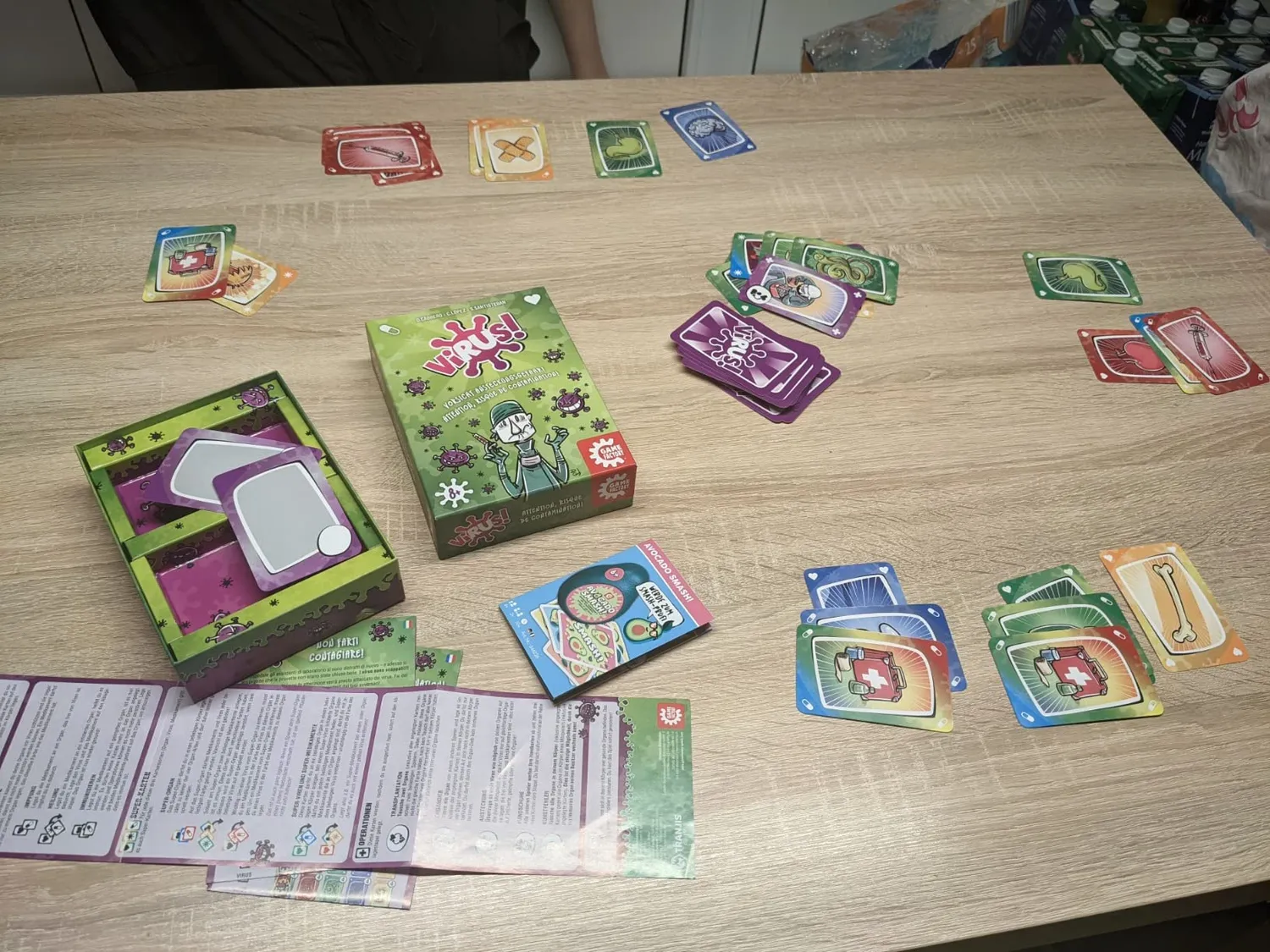 Game Factory Virus! Kartenspiel 2-6 Spieler ab 8 Jahre