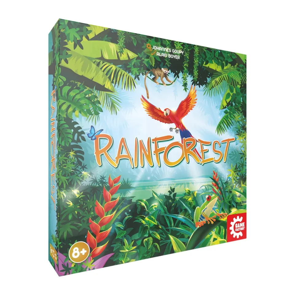 Game Factory Rainforest Legespiel Familienspiel farbenfroh