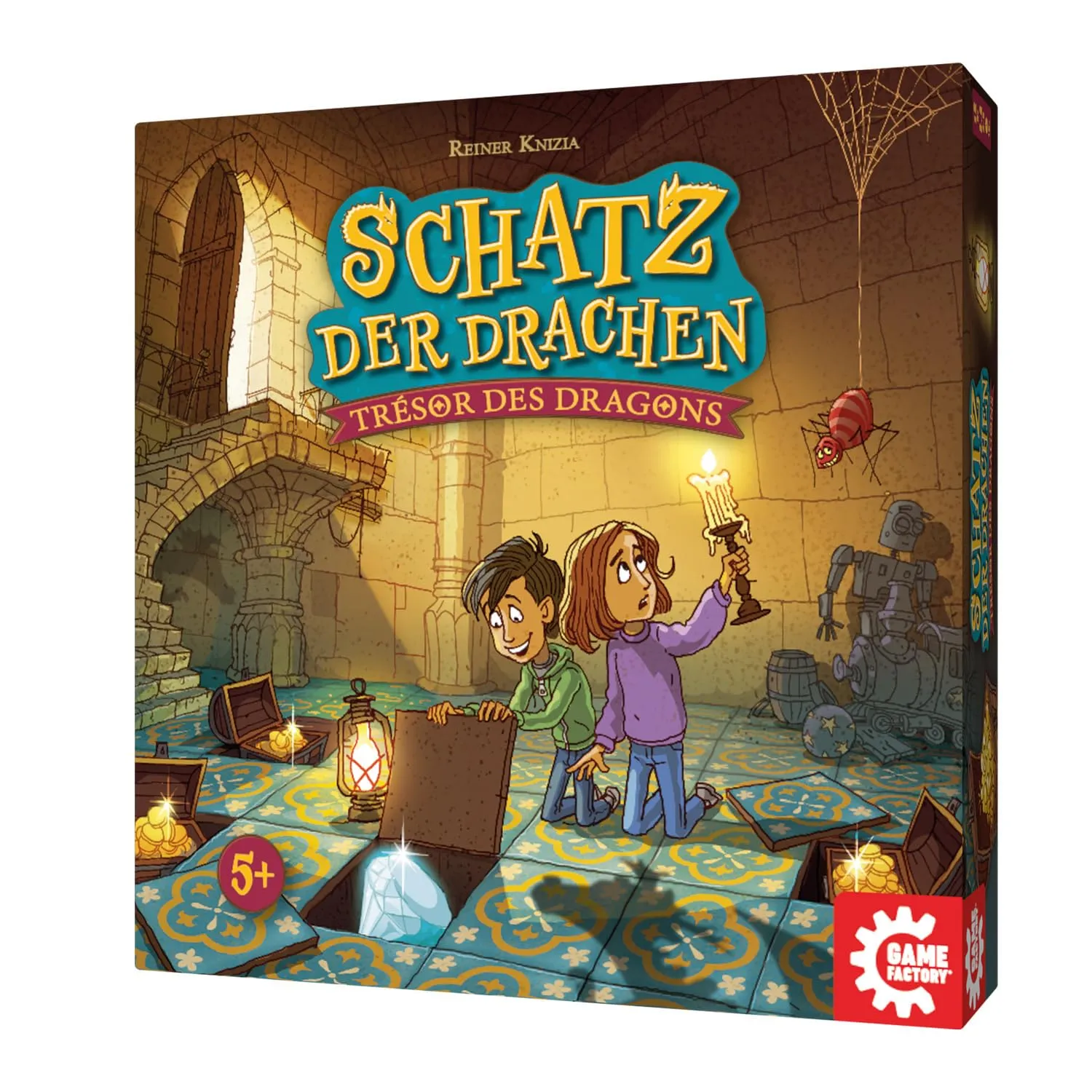 Game Factory Schatz der Drachen Memospiel 2-5 Spieler Risiko