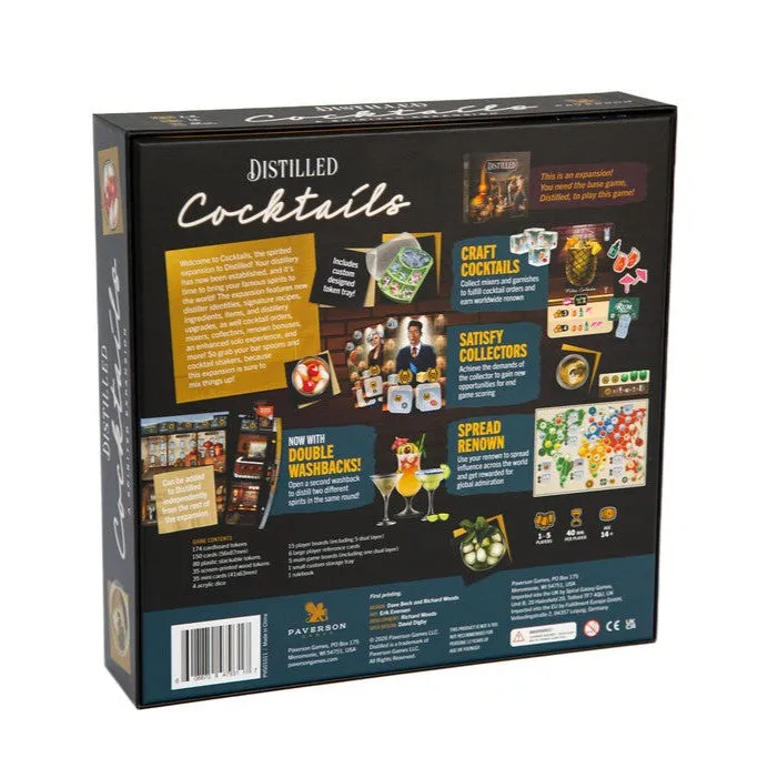 Paverson Games Distilled Cocktails Erweiterung Big-Box Spirituosen