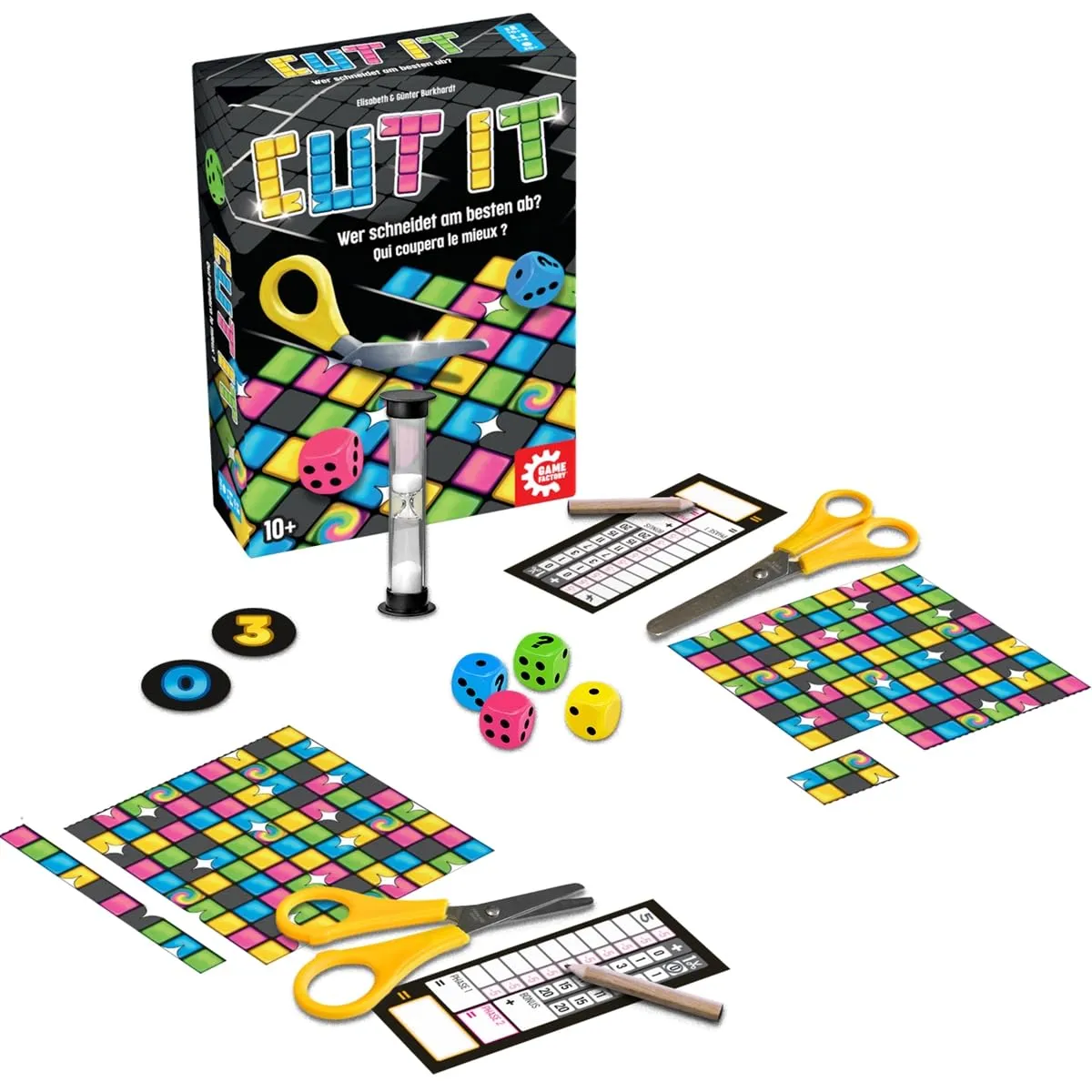 Game Factory Cut it 646063 Würfelspiel mit Schere