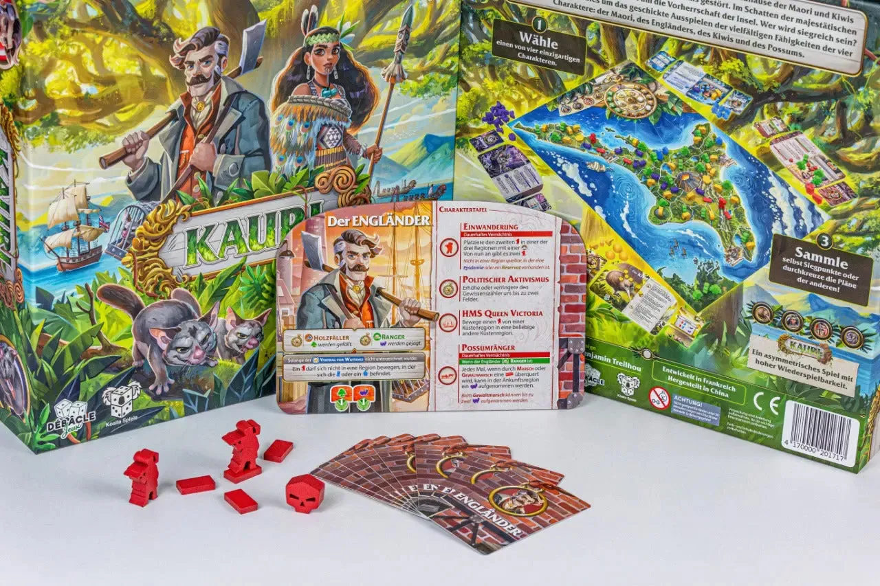 Koalla Kauri Brettspiel Grundspiel 2-4 Spieler asymmetrisch