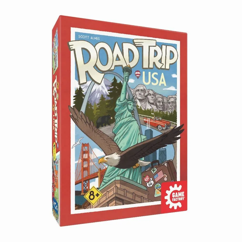 Game Factory Road Trip Europa Kartenspiel 2-4 Spieler