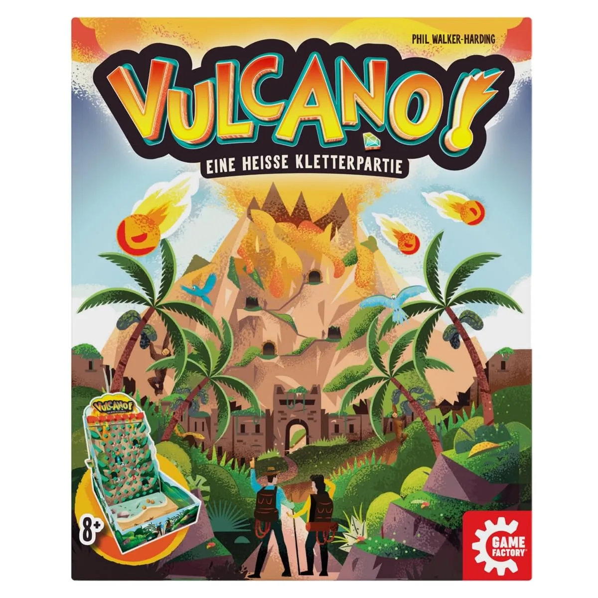Game Factory Vulcano 646065 Familienspiel 3D-Vulkan