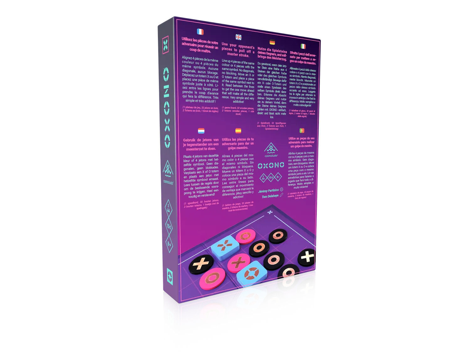 Cosmoludo Oxono Brettspiel Strategiespiel 2 Spieler