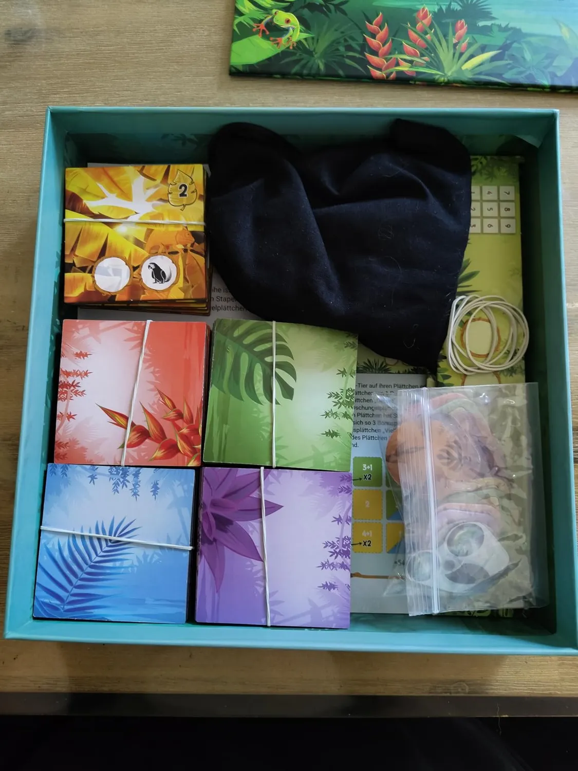 Game Factory Rainforest Legespiel Familienspiel farbenfroh