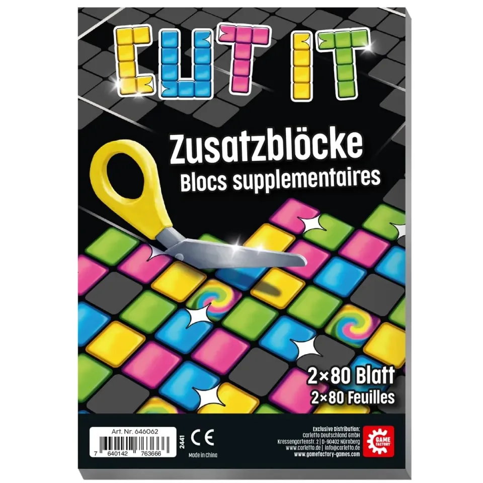 Game Factory Cut it Zusatzblöcke 646062 2er-Set Ersatzblöcke