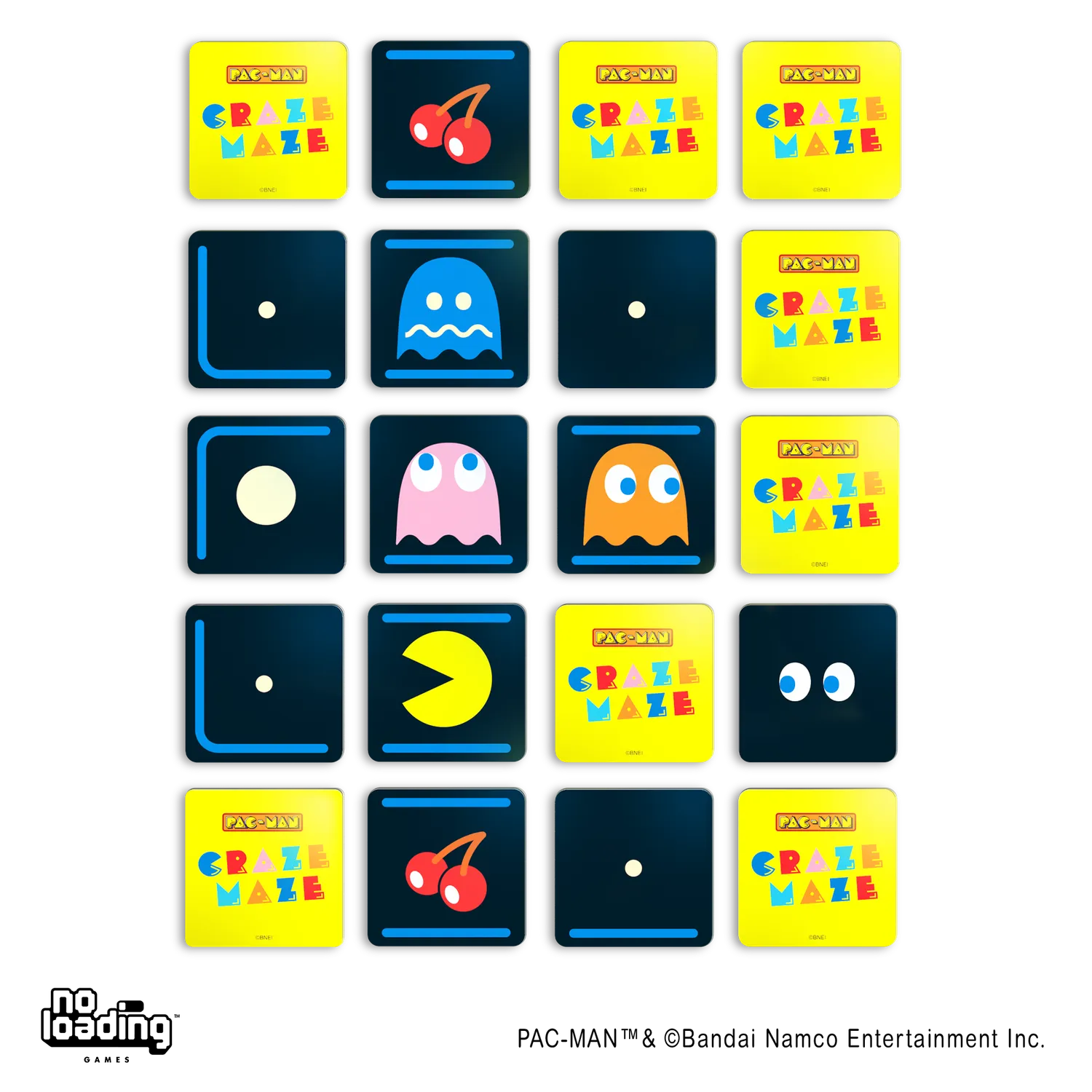 Koalla Spiele PAC-MAN Craze Maze Kartenspiel 2-5 Spieler