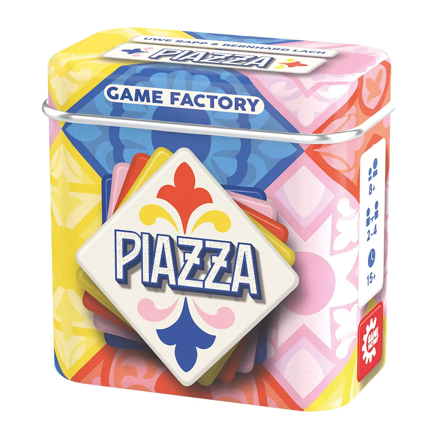 Game Factory Piazza Legespiel Metalldose ab 8 J.
