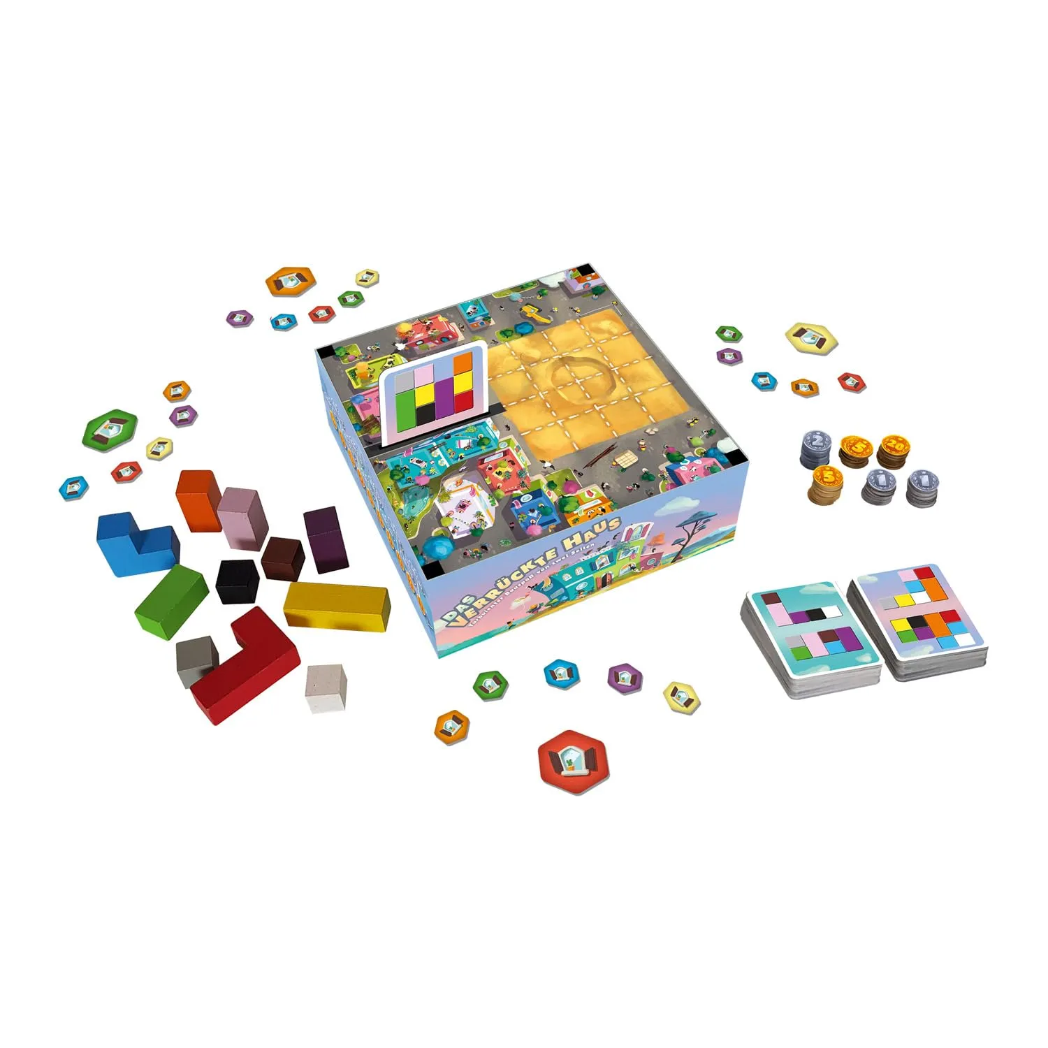 Game Factory Das verrückte Haus 646312 Bauspiel 2-6 Spieler Team