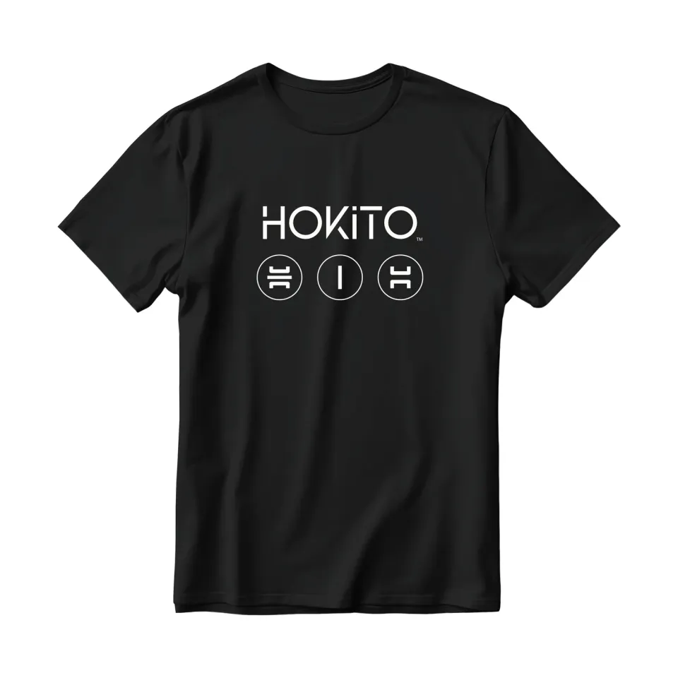 Cosmoludo Hokito T-Shirt schwarz Baumwolle
