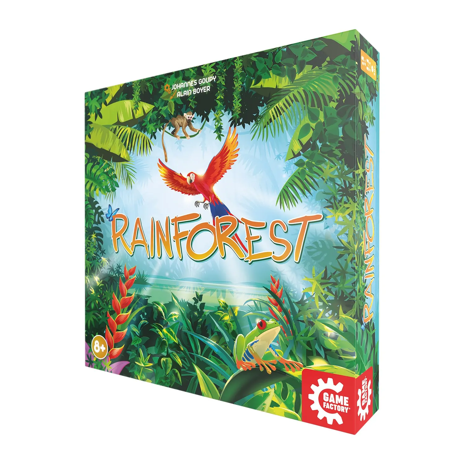 Game Factory Rainforest Legespiel Familienspiel farbenfroh