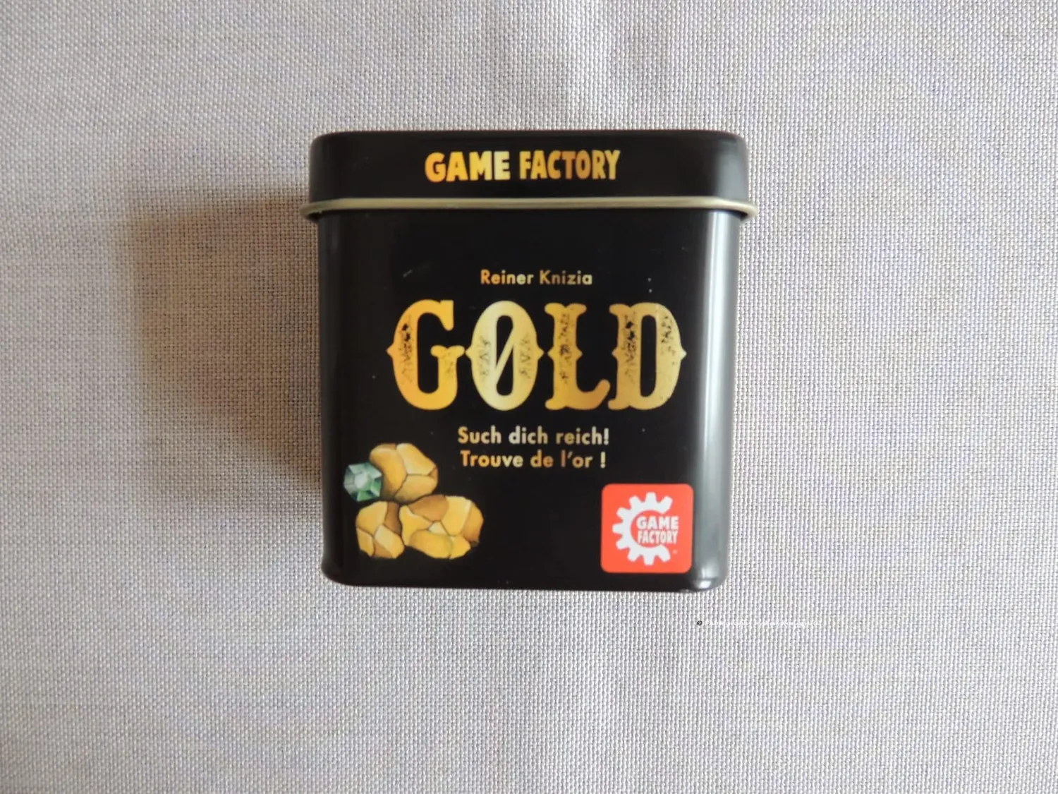 Game Factory Gold Kartenspiel runde Karten ab 6 Jahren
