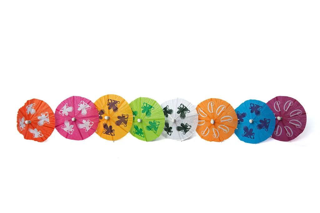 Paverson Games Distilled Cocktail-Schirmchen 50er Set bunt