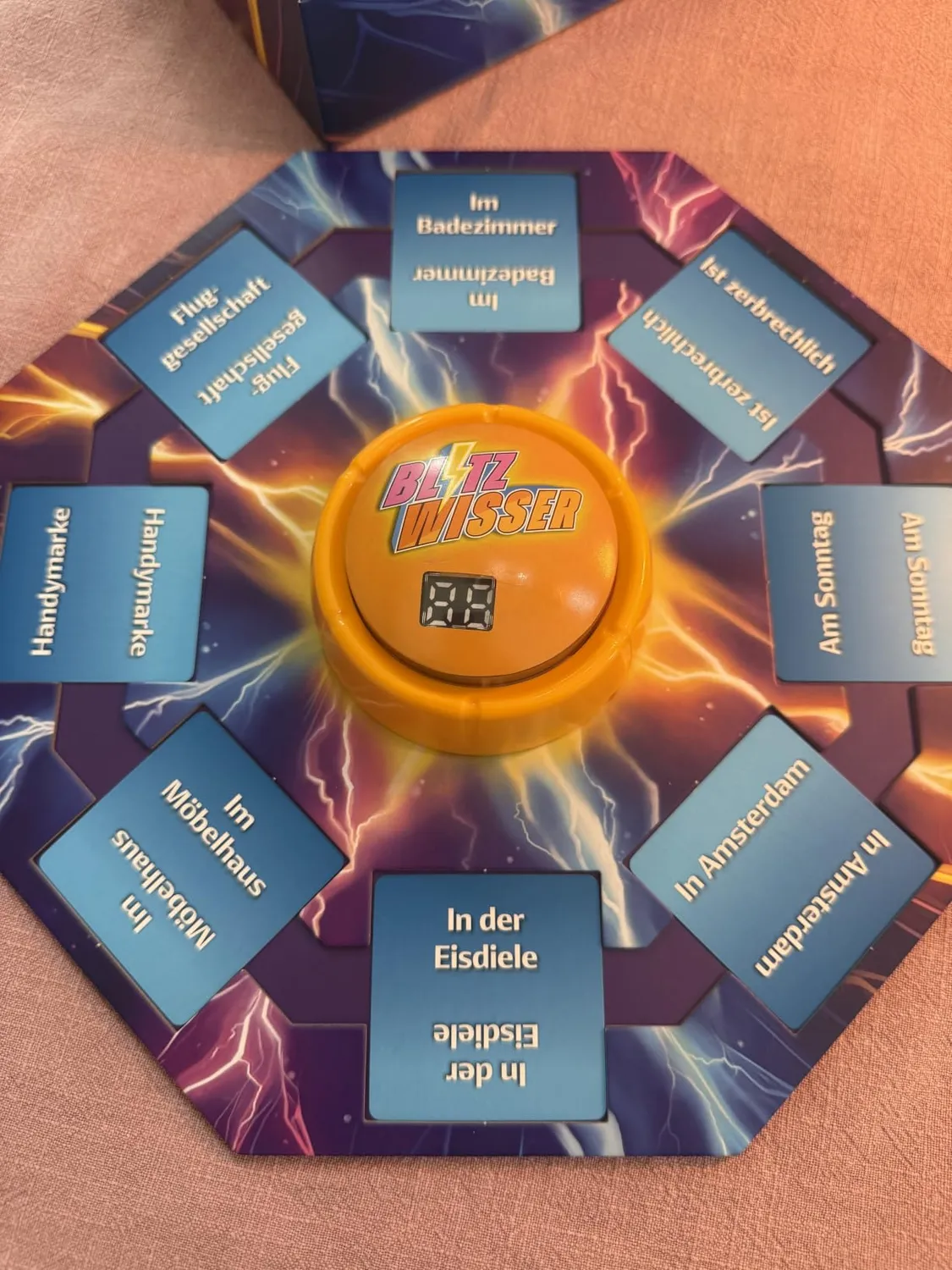 Game Factory Blitzwisser Wortspiel mit Buzzer 2-4 Spieler
