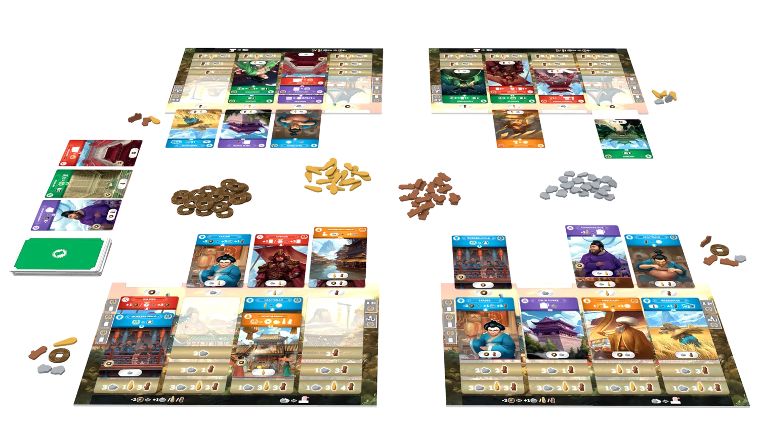 Pendragon Game Studio Chang'an Kartenspiel Engine-Building