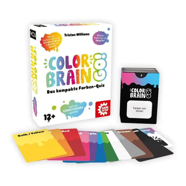 Game Factory Color Brain Go! 646294 Quizspiel 200 Fragen