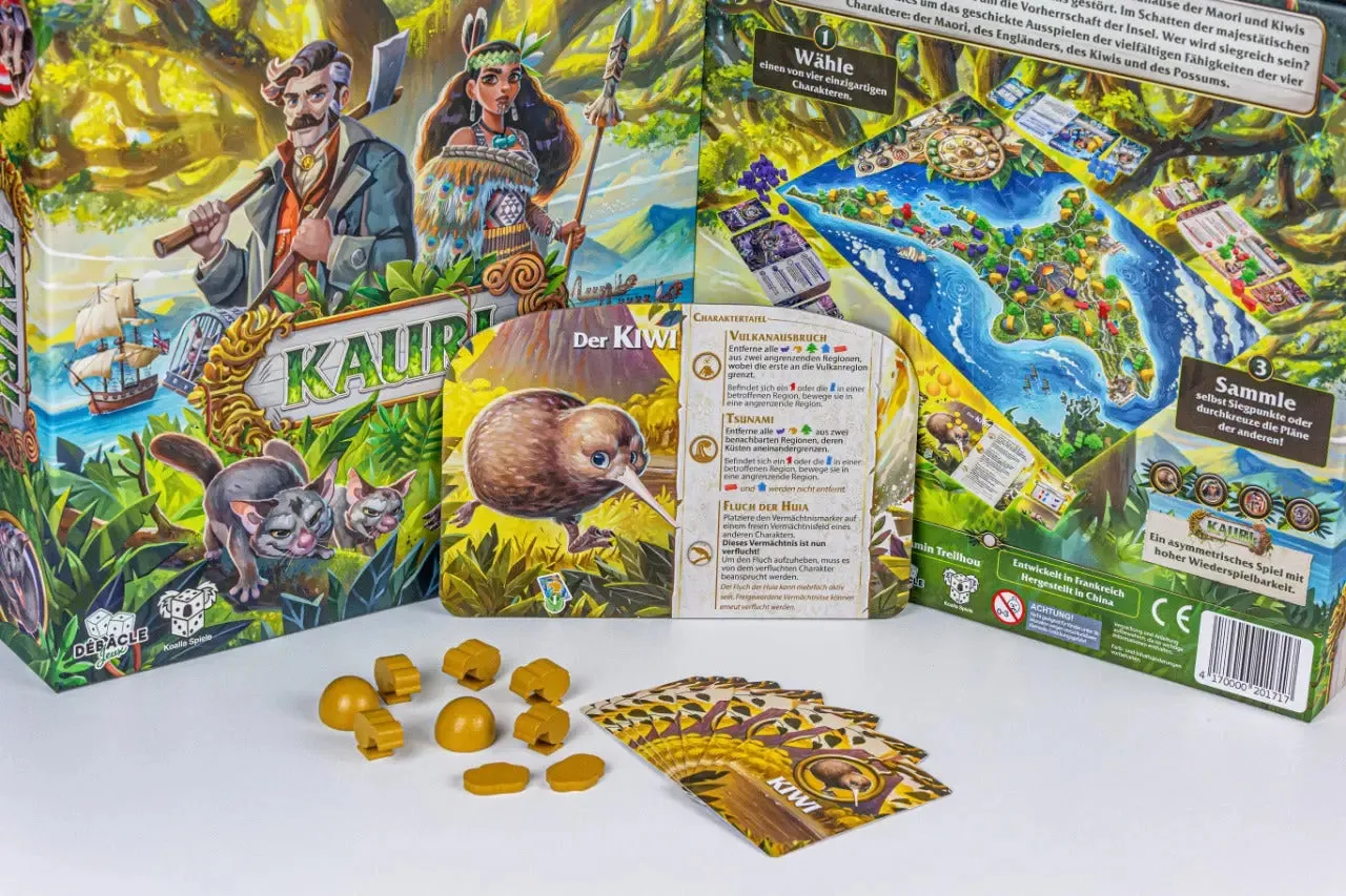 Koalla Kauri Brettspiel Grundspiel 2-4 Spieler asymmetrisch