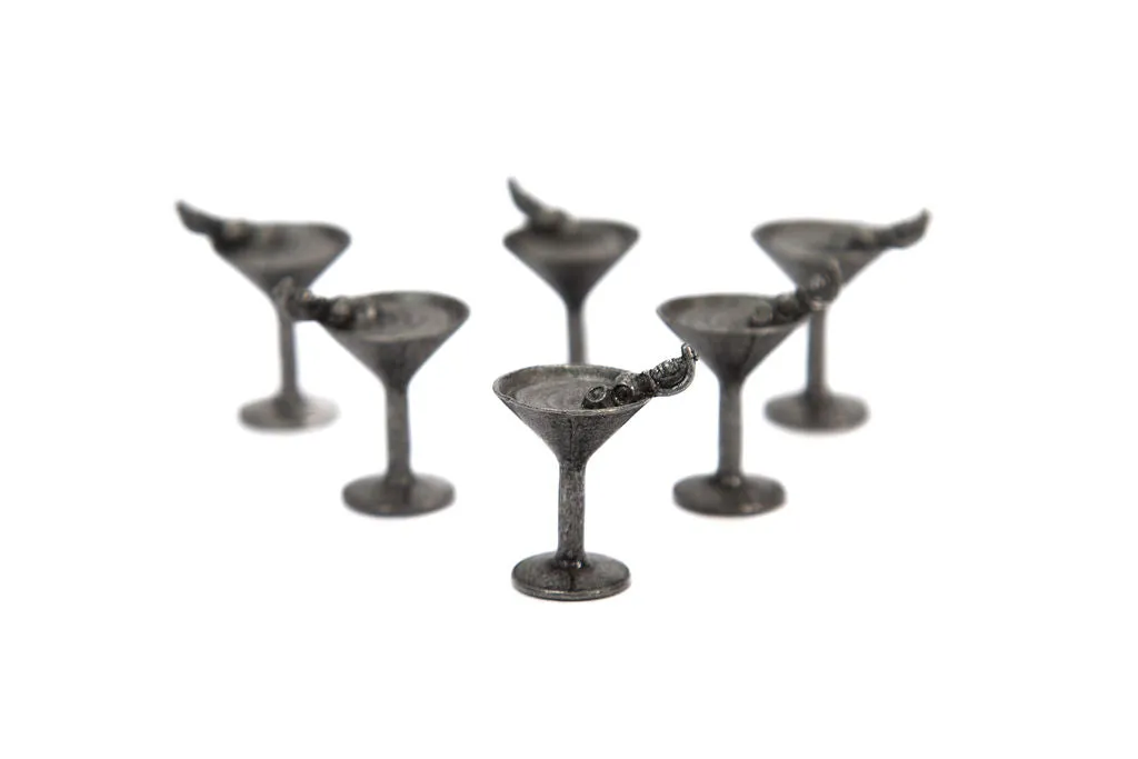 Paverson Games Distilled Cocktails Mini-Gläser Metall 30 Miniaturen