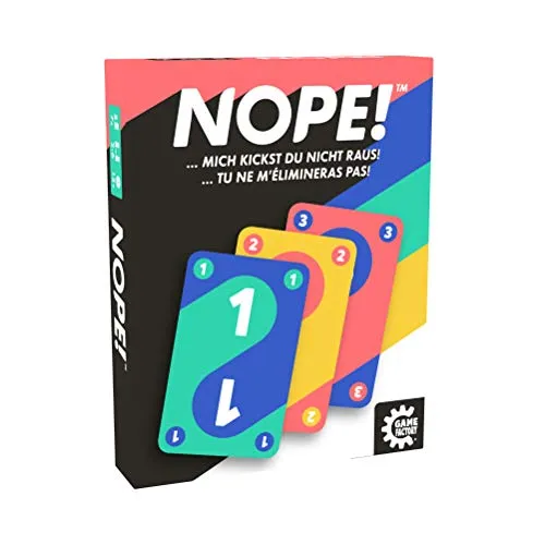 Game Factory Nope! Kartenspiel Retro-Edition
