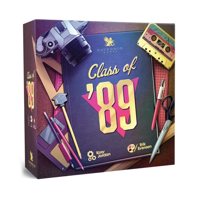 Paverson Games Class of '89 Brettspiel mit Promo-Tiles