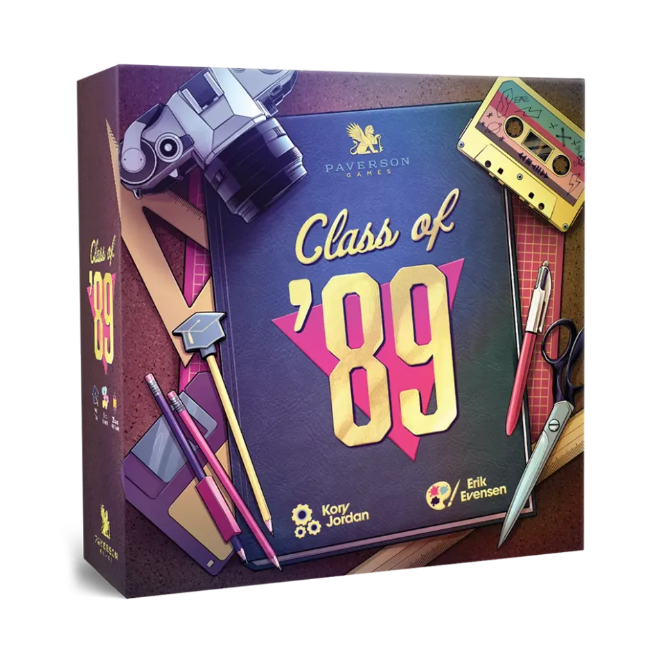 Paverson Games Class of '89 Brettspiel mit Promo-Tiles