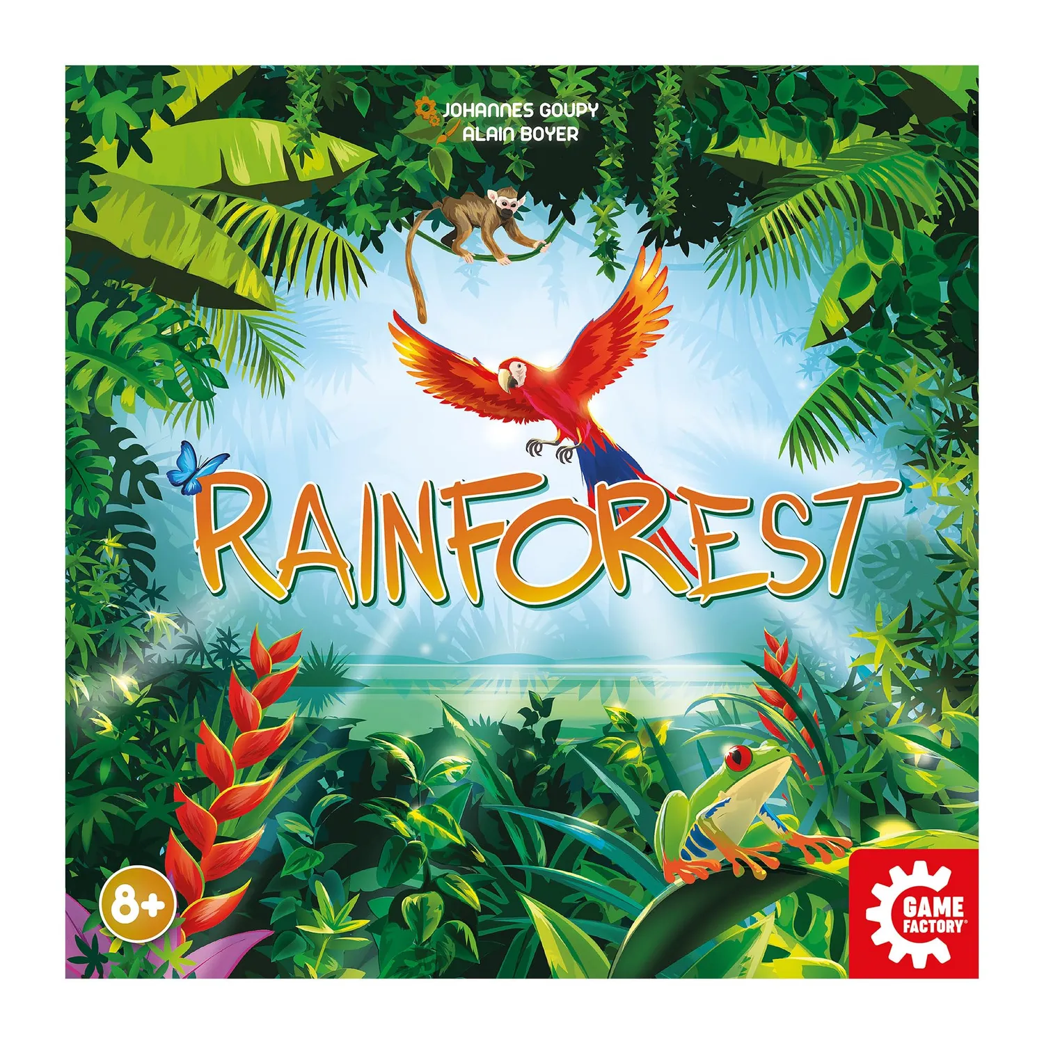 Game Factory Rainforest Legespiel Familienspiel farbenfroh