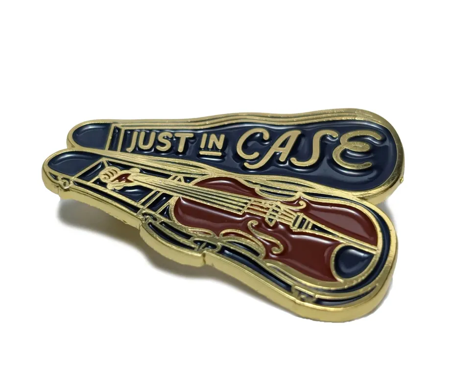 Paverson Luthier Violin Enamel Pin Geige 50x43mm Anstecker