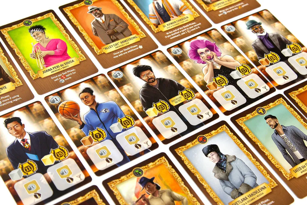 Paverson Games Distilled Cocktails Erweiterung Big-Box Spirituosen