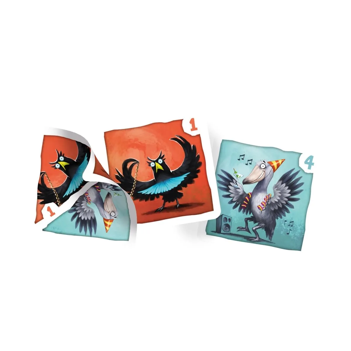 Game Factory Schräge Vögel 646091 Kartenspiel Minidose