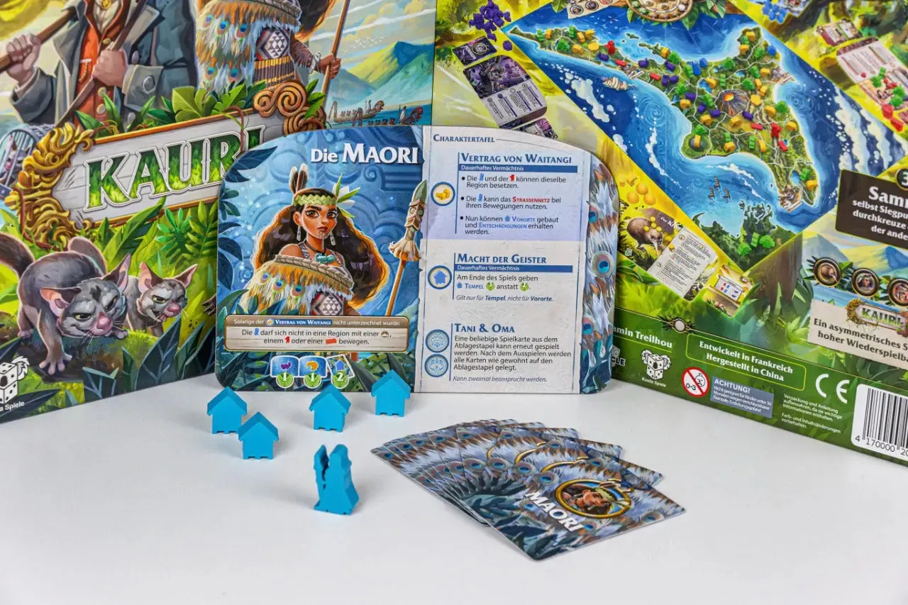 Koalla Kauri Brettspiel Grundspiel 2-4 Spieler asymmetrisch