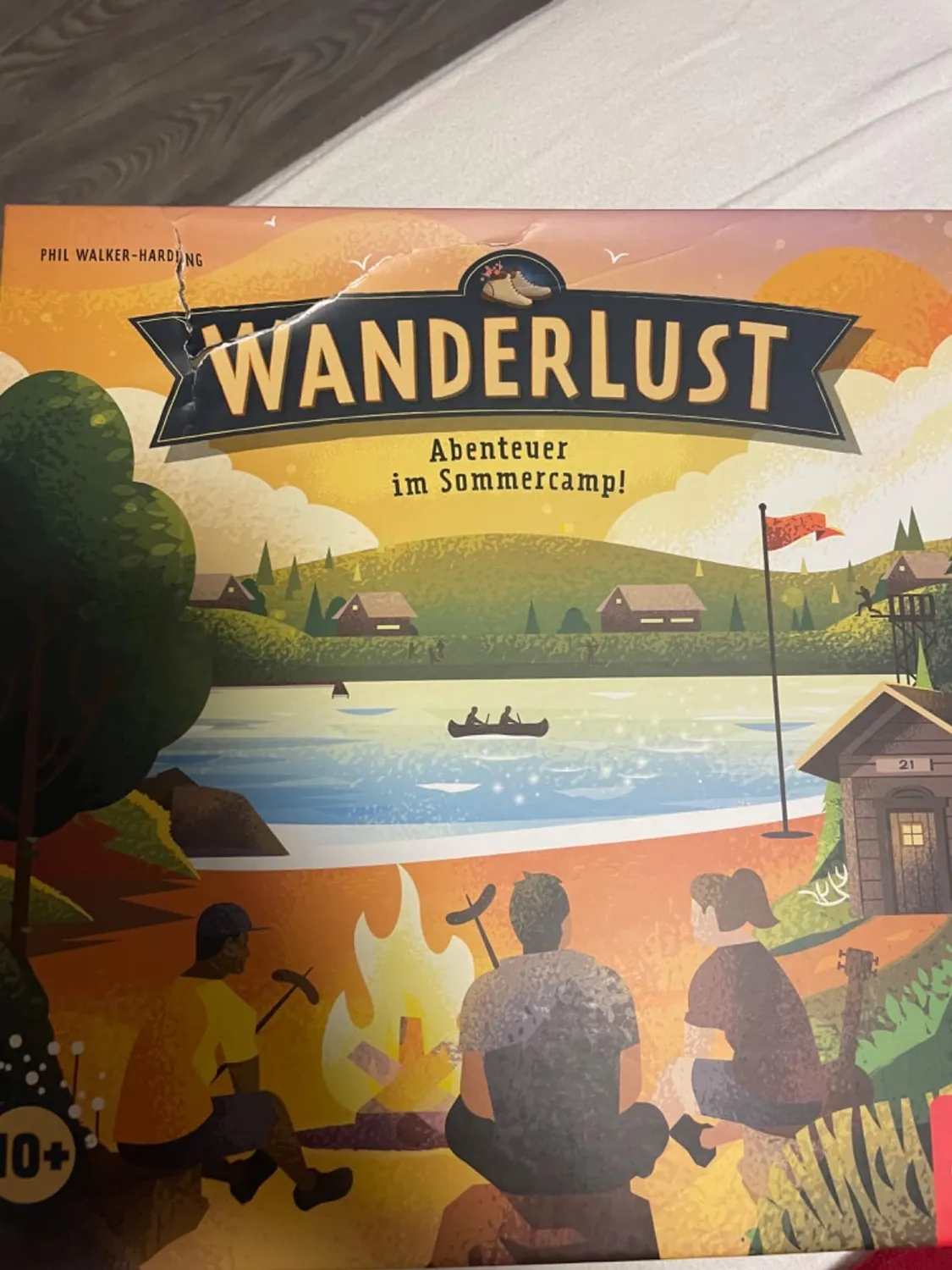 Game Factory Wanderlust Brettspiel Abenteuer im Sommercamp Deckbuilding