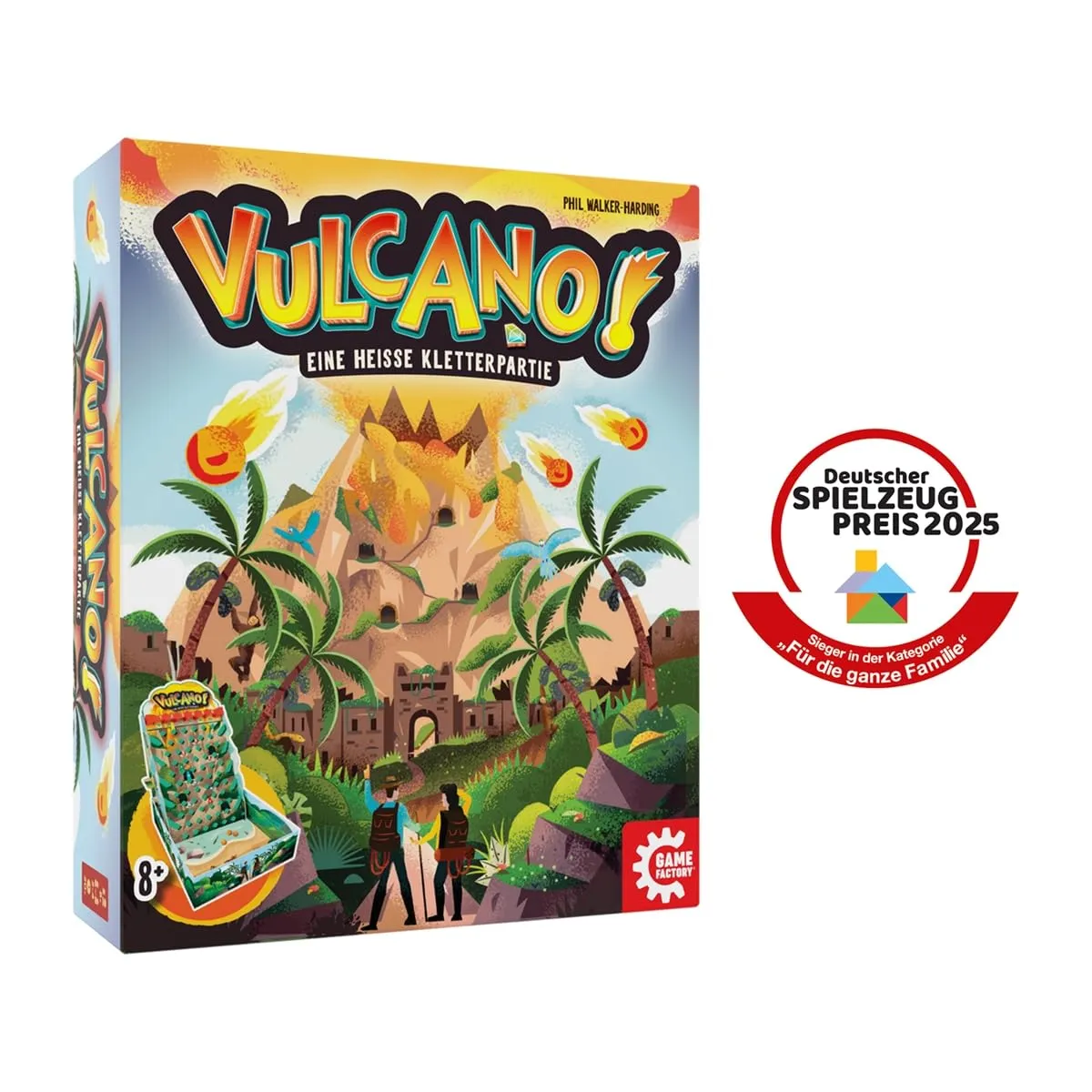 Game Factory Vulcano 646065 Familienspiel 3D-Vulkan