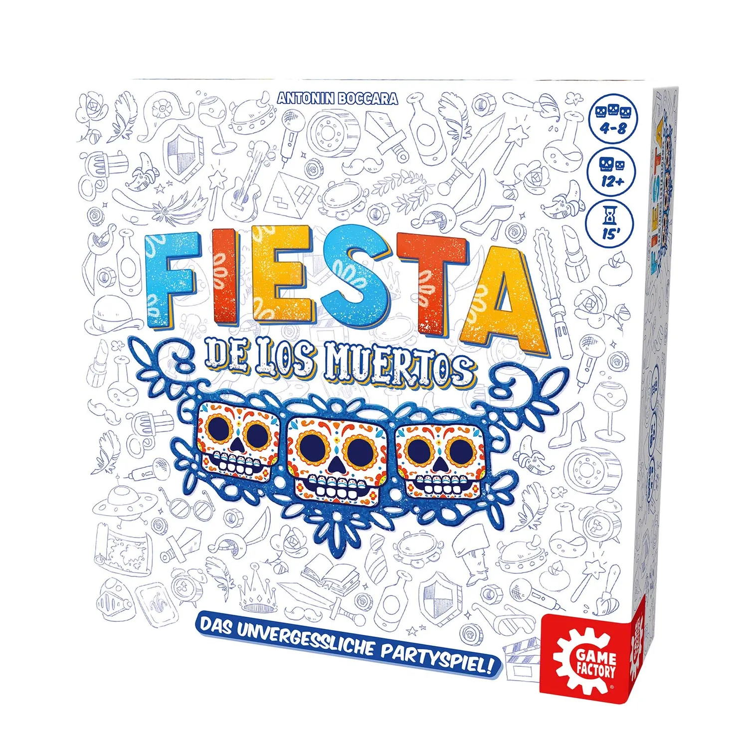 Game Factory Fiesta de los Muertos Partyspiel 4-8