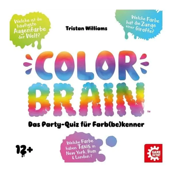Game Factory Color Brain 646234 Partyspiel Quiz