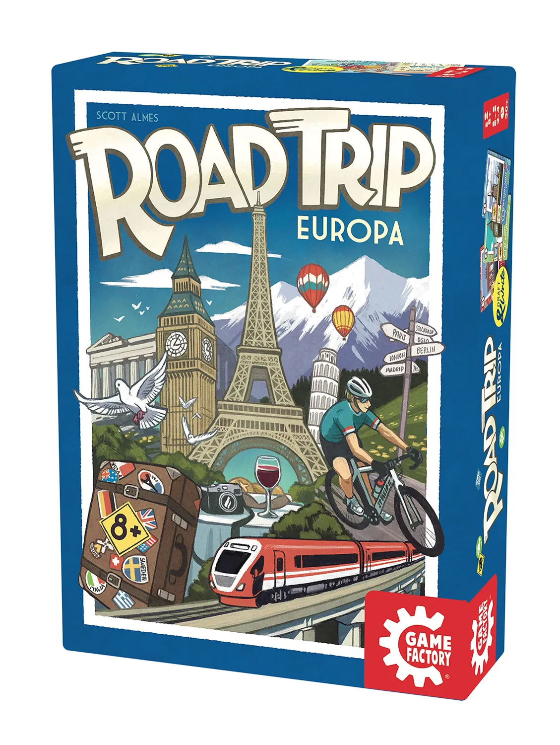 Game Factory Road Trip Europa Kartenspiel 2-4 Spieler