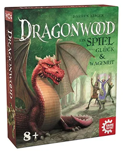 Game Factory Dragonwood 646213 Kartenspiel mit Würfeln