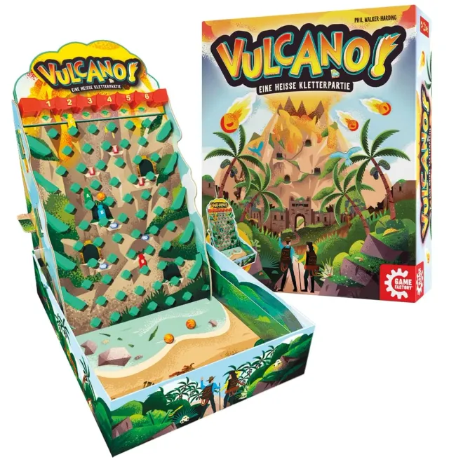 Game Factory Vulcano 646065 Familienspiel 3D-Vulkan