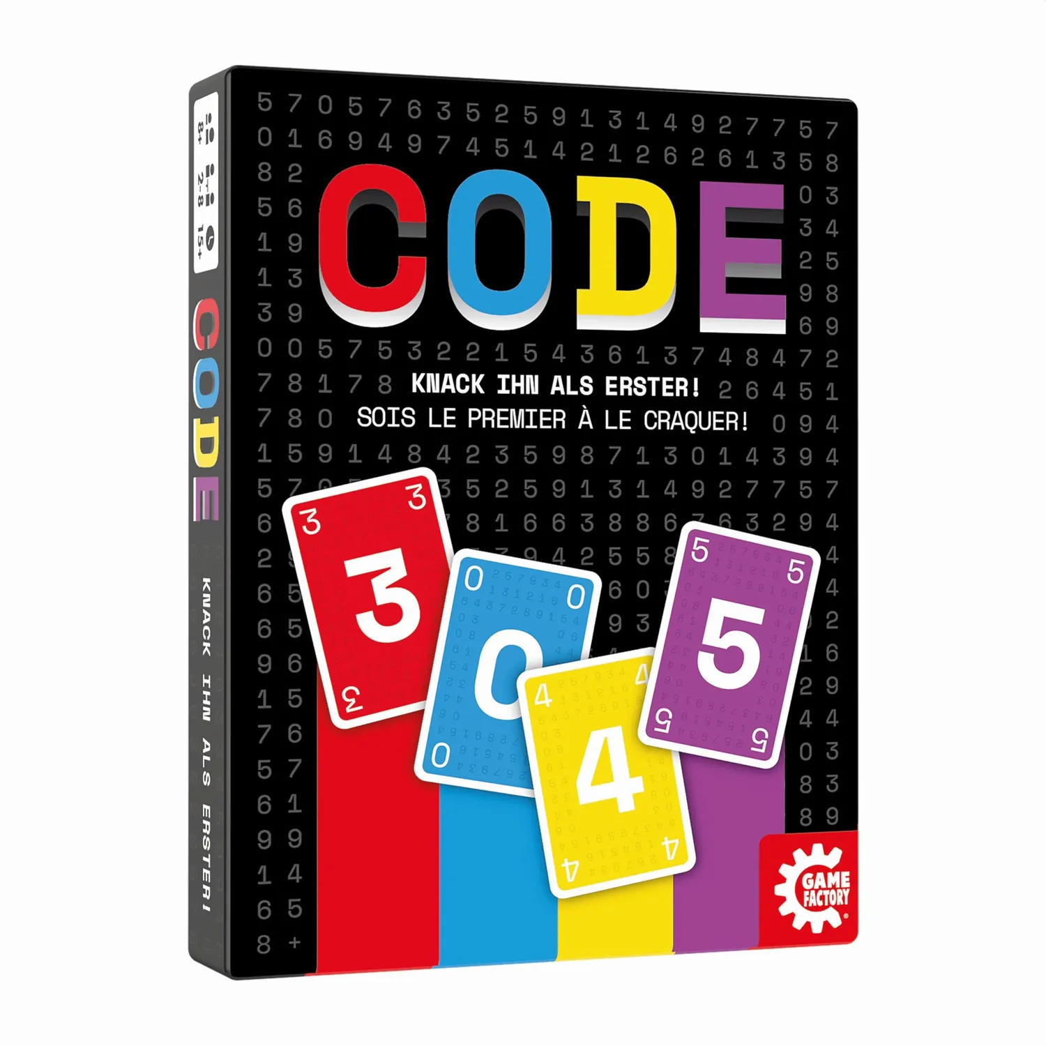 Game Factory Code Kartenspiel ab 8 Jahren 2-8 Spieler