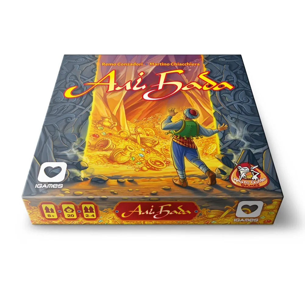 IGames Ali Baba Brettspiel Schatzspiel Höhle