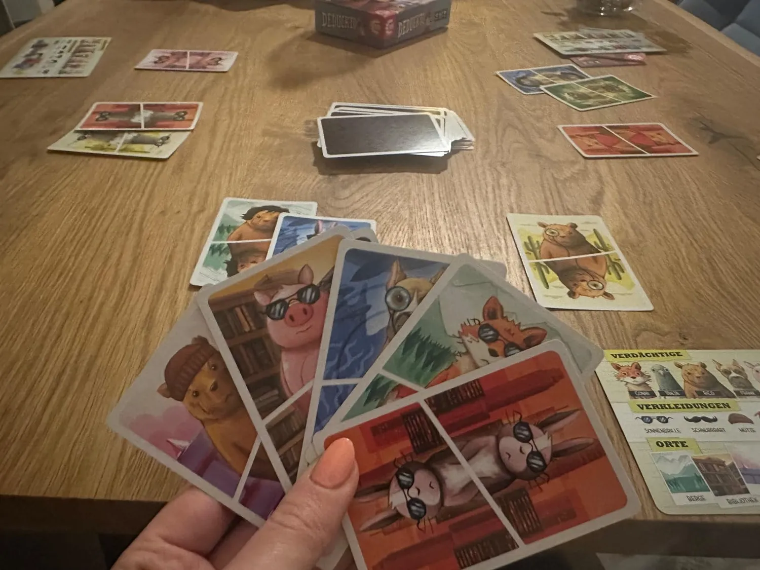 Game Factory Deduckto Detektivspiel tierisches Kombinieren