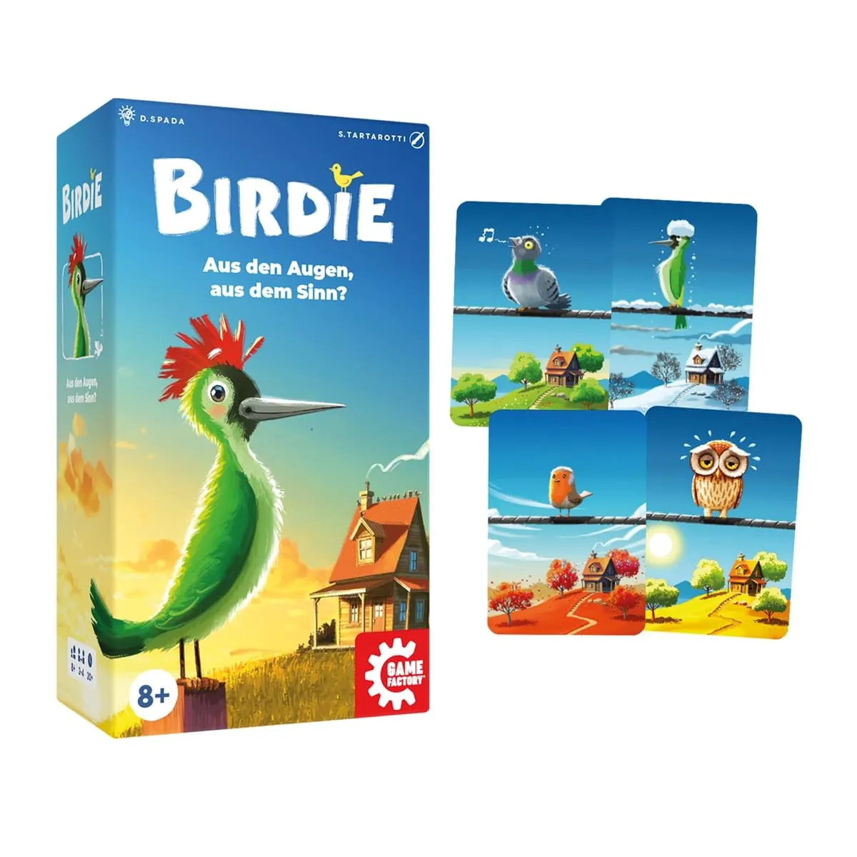Game Factory Birdie 646082 Merkspiel Vögel