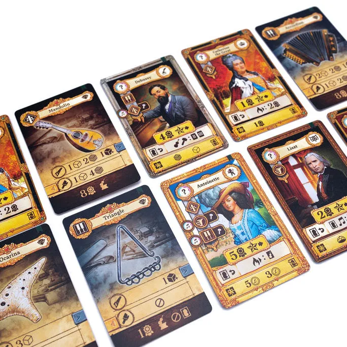 Paverson Games Luthier Promo Pack Promokarten 11 Karten Fan-Voting