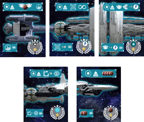 Pendragon Starship Interstellar Stretch Goals Erweiterung limitiert