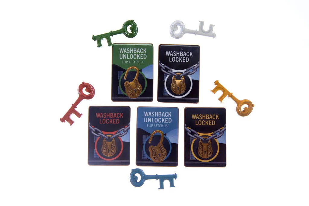Paverson Games Distilled Cocktails Schlüssel & Token Metall Emaille