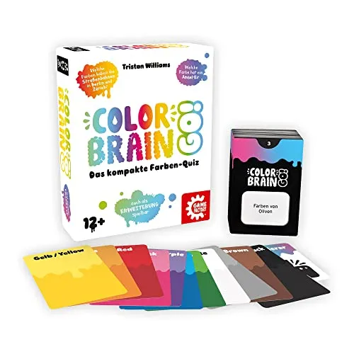 Game Factory Color Brain Go! 646294 Quizspiel 200 Fragen